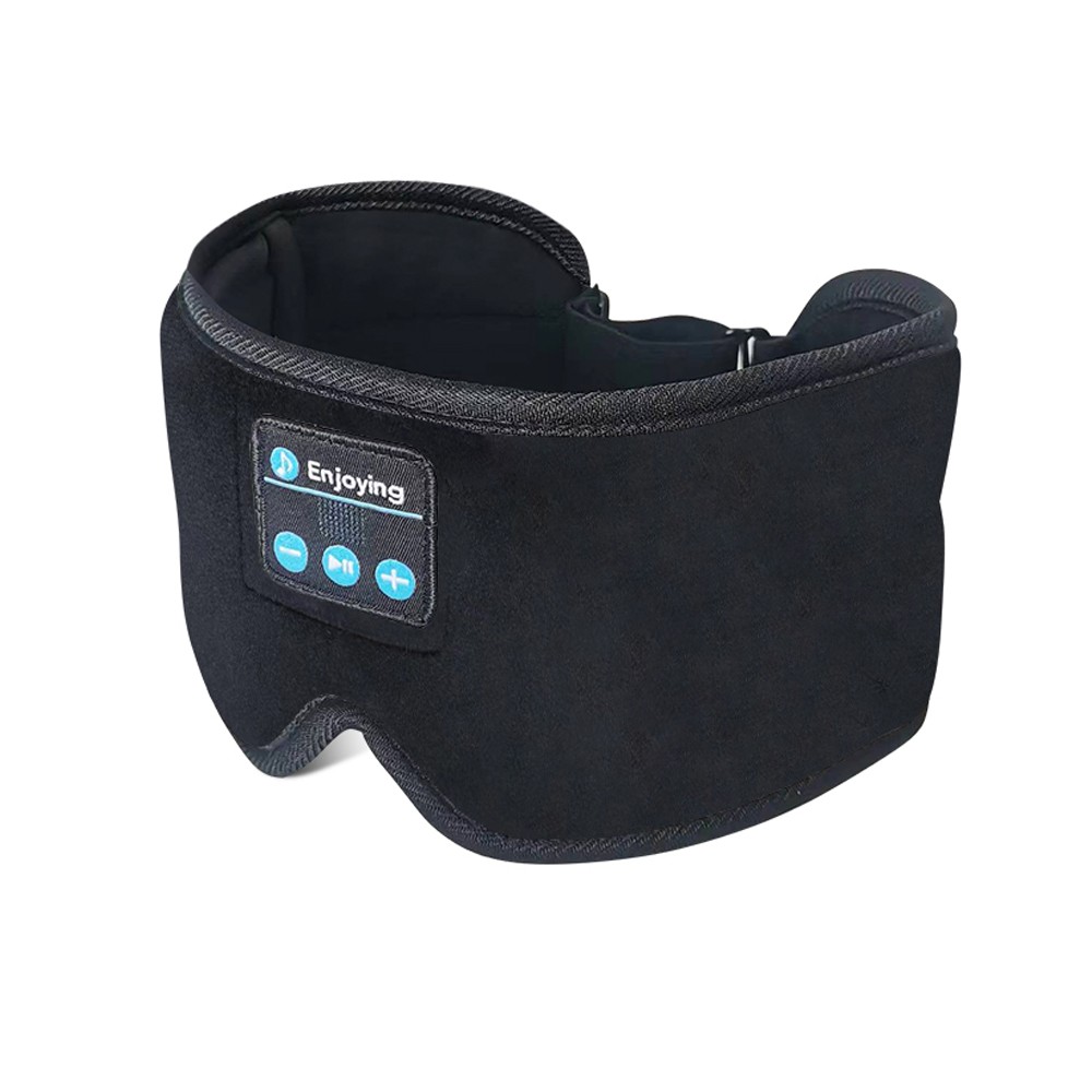 3D Bluetooth Sleep Eye Mask HD Stereo Högtalare Svart