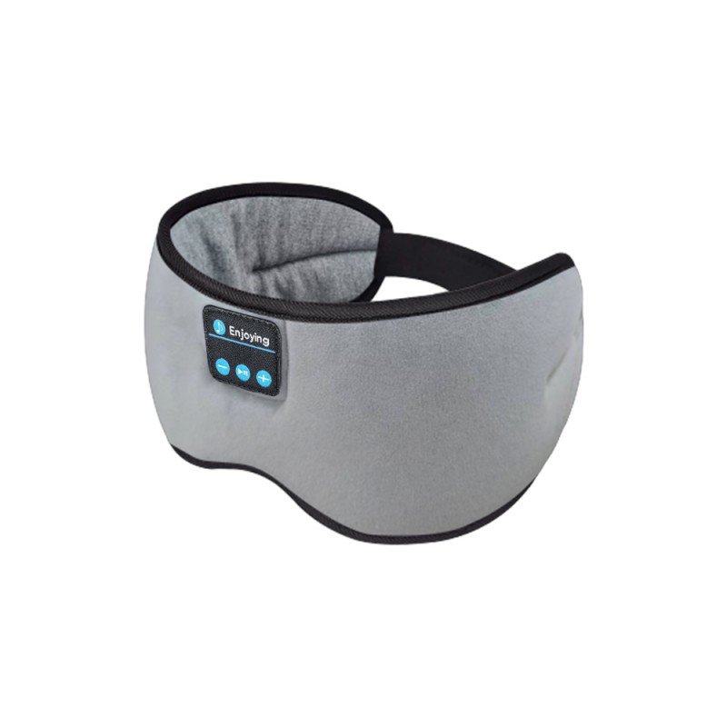 Bomullsgrå centrerad Bluetooth-ögonmask