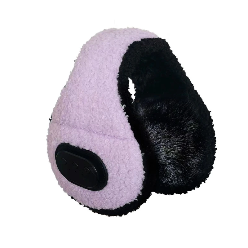 Purple Terry Bluetooth-hörselkåpor