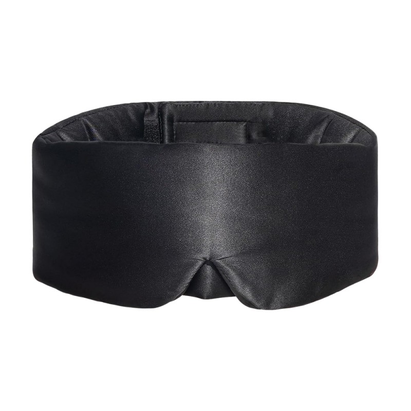 Silk Black Eye Mask med Nose Wings