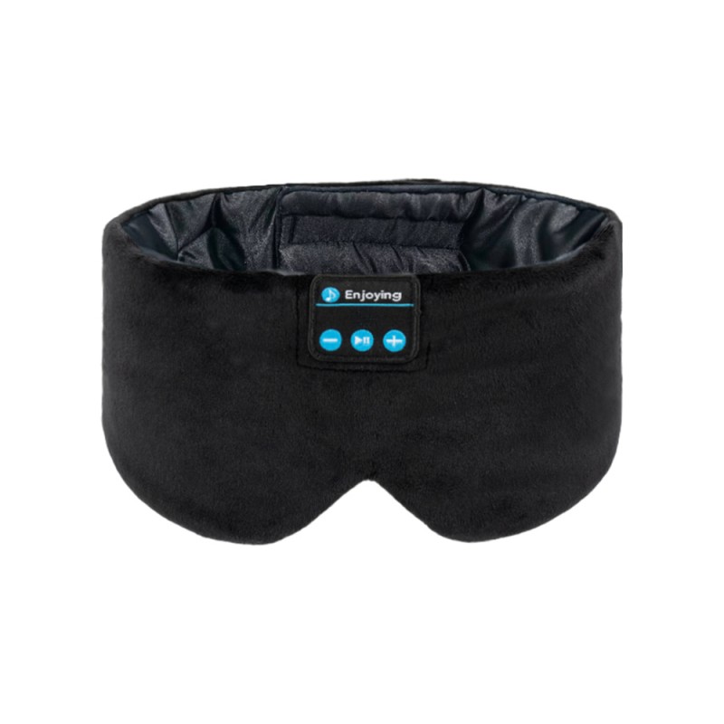 Silk Bluetooth Sleep Eye Mask Sleeping Headphones svart
